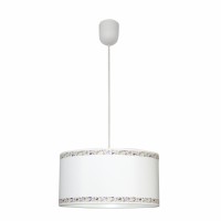Distribuidor - Lâmpadas Diversas | Colgantes Infantil | COLGANTE CENEFA BLANCO/LILA 1XE27 REGX35D Ref: 107393519